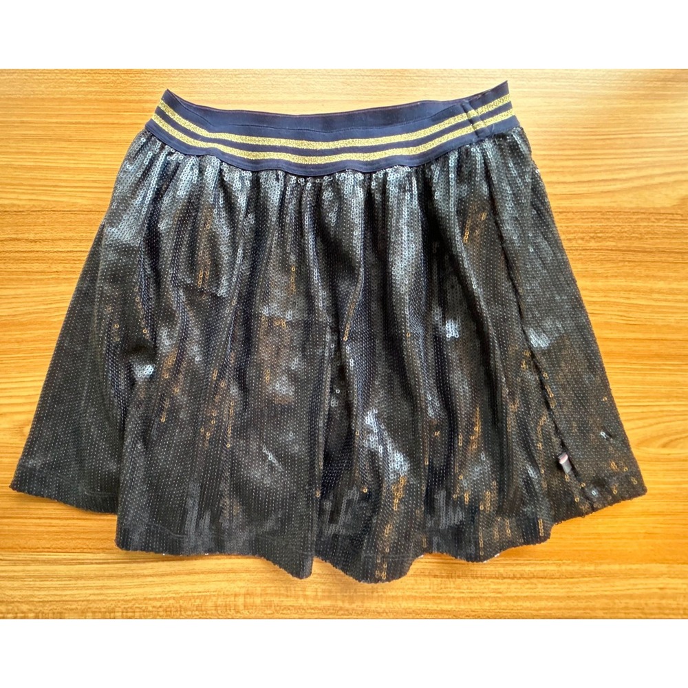 Tommy Hilfiger Blue Sequin Skirt Size Small (7)